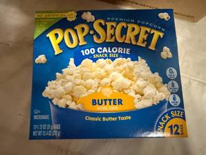 lot 98 image: 12 Pack of Pop Secret Popcorn