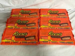 lot 104 image: 6 Packs of Reeses Peannut Butter Cups