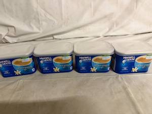 lot 115 image: 4ct of Maxwell House French Vanilla Powder Creamer
