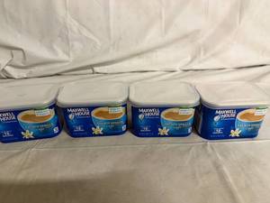 lot 116 image: 4ct of Maxwell House French Vanilla Powder Creamer