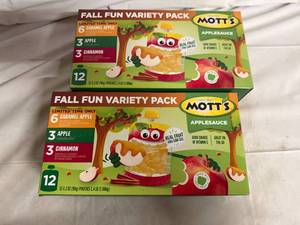 lot 117 image: 2 Variety Packs of Motts Applesauce