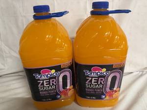 lot 121 image: 2 Gallon Jugs of Tampico Zero Sugar Mango Punch