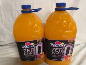 lot 122 image: 2 Gallon Jugs of Tampico Zero Sugar Mango Punch