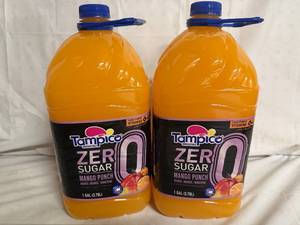 lot 124 image: 2 Gallon Jugs of Tampico Zero Sugar Mango Punch