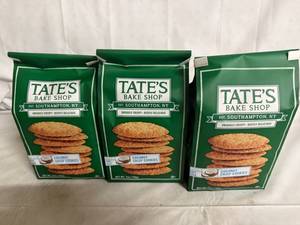 lot 131 image: 3 Bags of Tates Coconut Crisp Cookies