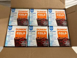 lot 134 image: 6 Boxes of Dunkin Cold Brew K Cups