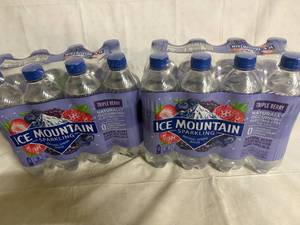 lot 149 image: 16 Bottles of Ice Mountain Triple Berry Sparkling Water