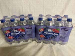 lot 151 image: 16 Bottles of Ice Mountain Triple Berry Sparkling Water