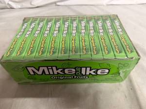 lot 182 image: 12 Boxes of Mike and Ike Candy Boxes