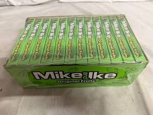 lot 183 image: 12 Boxes of Mike and Ike Candy Boxes