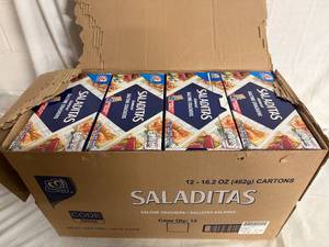 lot 231 image: 12 Cartons of Saladitas Saltine Crackers