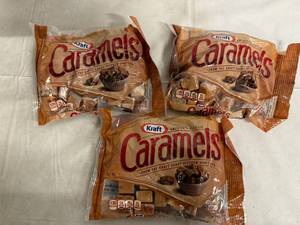 lot 270 image: 3 Bags of Snack Sized Caramels