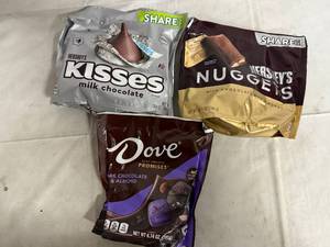 lot 279 image: 3 Bags of Chocolate Candy