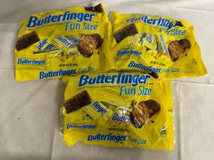 lot 282 image: 3 Bags of Snack Sized Butterfingers