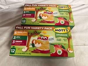 lot 119 image: 2 Variety Packs of Motts Applesauce