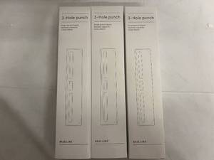 lot 366 image: 3 Baseline 3-Hole Punchers