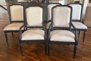lot 5 image: Set of Six Hooker Corsica Dining Chairs