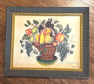 lot 72 image: Basket of Fruit Print by Mary Bradley