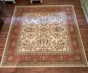 lot 27A image: Safavieh Lyndhurst Collection Square Area Rug