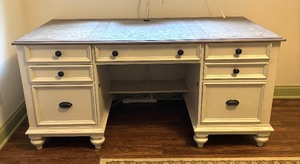 lot 10A image: Coventry Executive Desk by Riverside Furniture