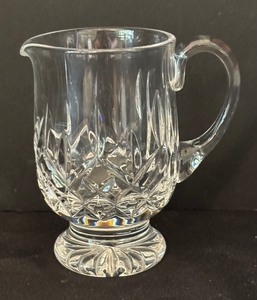 lot 97 image: Waterford Lismore Cut Crystal Cream Pitcher