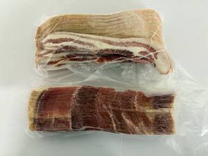lot 29 image: H.  2.40lbs Bacon Natural Hickory Smoked-Wright Brand