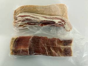 lot 30 image: H.  3.30lbs Bacon Natural Hickory Smoked-Wright Brand
