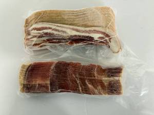 lot 31 image: H.  2.45lbs Bacon Natural Hickory Smoked-Wright Brand