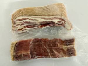 lot 35 image: H.  2.79lbs Bacon Natural Hickory Smoked-Wright Brand