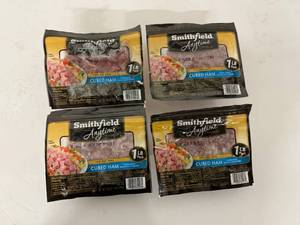 lot 48 image: L. 4x 1lb Cubed Ham-Smithfield Anytime Favorites