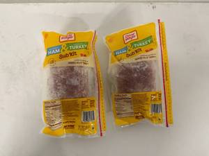lot 56 image: B. 2x 28oz Oscar Mayer Smoked Ham & Turkey Sub Kit-22025