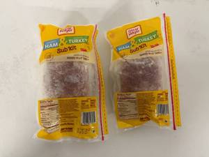 lot 59 image: B. 2x 28oz Oscar Mayer Smoked Ham & Turkey Sub Kit-22025