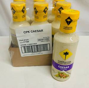 lot 210 image: 6x 12oz Caesar Dressing-California Pizza Kitchen