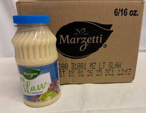 lot 161 image: 6x 10oz Marzetti Lite Slaw Dressing