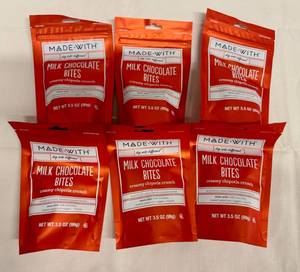 lot 167 image: 12x 3.5oz Milk Chocolate Bites-Creamy Chipotle Crunch