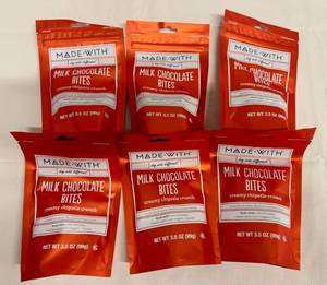 lot 171 image: 12x 3.5oz Milk Chocolate Bites-Creamy Chipotle Crunch