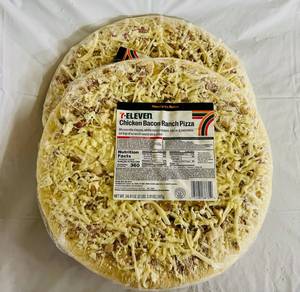 lot 245 image: 2x 34.41oz 7-Eleven Chicken Bacon Ranch Frozen Pizza