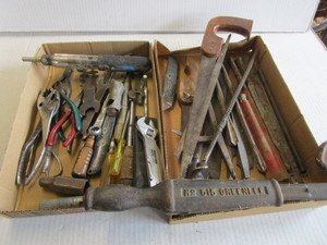 lot 26 image: Tools files, bits, pliars, wrenche...
