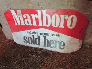 lot 43 image: Marlboro sign...