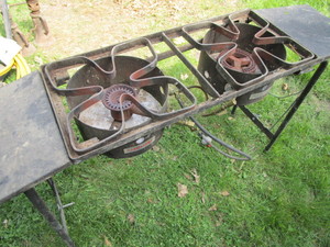 lot 51 image: Camp Chef outdoor stove, 2 burner L...