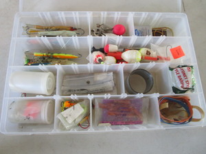 lot 76 image: Tackle box...