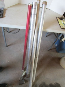 lot 96 image: Aluminum tubes for rods...