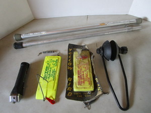 lot 99 image: Yellow Bird Planers, OB motor muffl...