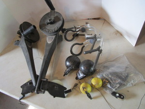lot 107 image: Cannon down riggers ...