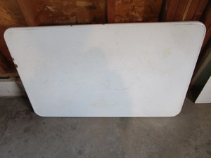 lot 109 image: Enamel top for a table...