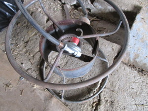 lot 155 image: Stand for outdoor cooking, includes...