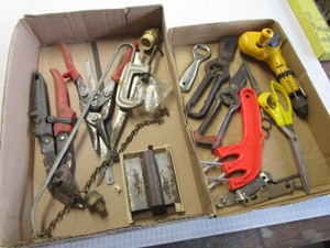 lot 171 image: Side cutter, pruners, sharpener, bo...