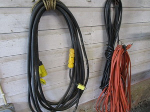 lot 237 image: Power cords...