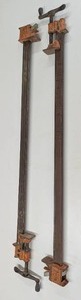 lot 101 image: 2 Large Wood Clamps - 36 - Heavy Duty
