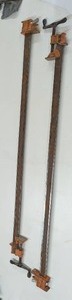lot 102 image: Set of 2 -48 Wood Clamps - Heavy Duty - Jorgensen